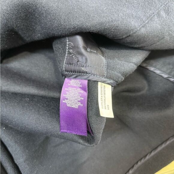 RALPH LAUREN Purple Label Fintona Wool Toggle Buckle Coat Size 4 - Picture 9 of 10